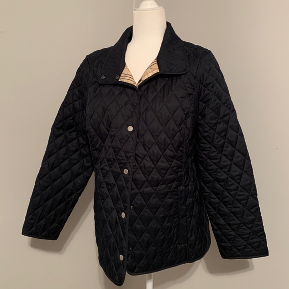 L.L. Bean Jackets & Blazers - L.L. BEAN Black Quilted Riding Jacket